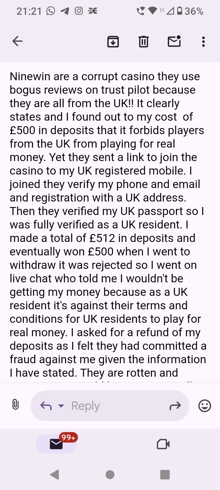 What’s the real welcome bonus at NineWin Casino UK? in United Kingdom What’s the real welcome bonus at NineWin Casino UK? in United Kingdom